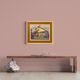 Italian popular scene signed painting oil on board