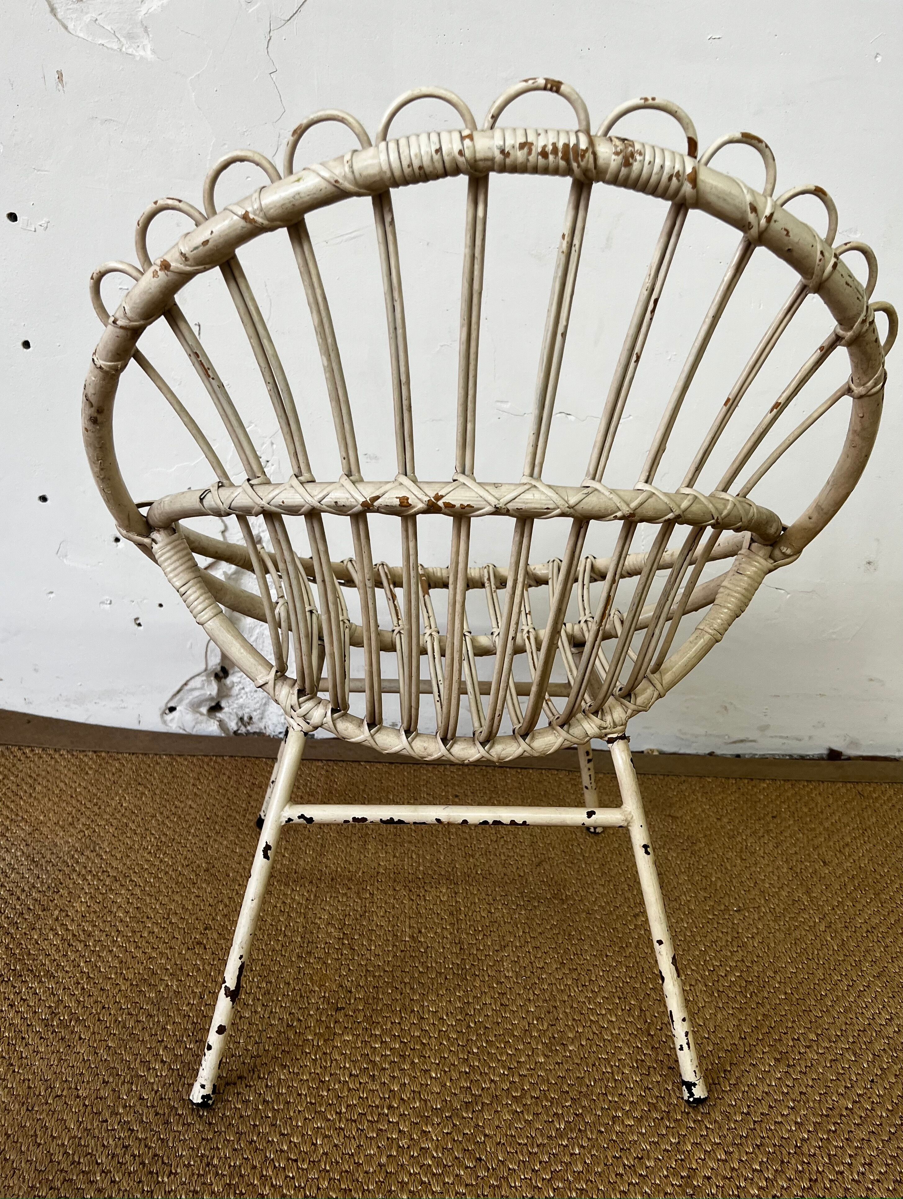 Rattan armchair child