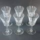6 crystal stem glasses Cerdagne service Saint Louis vintage