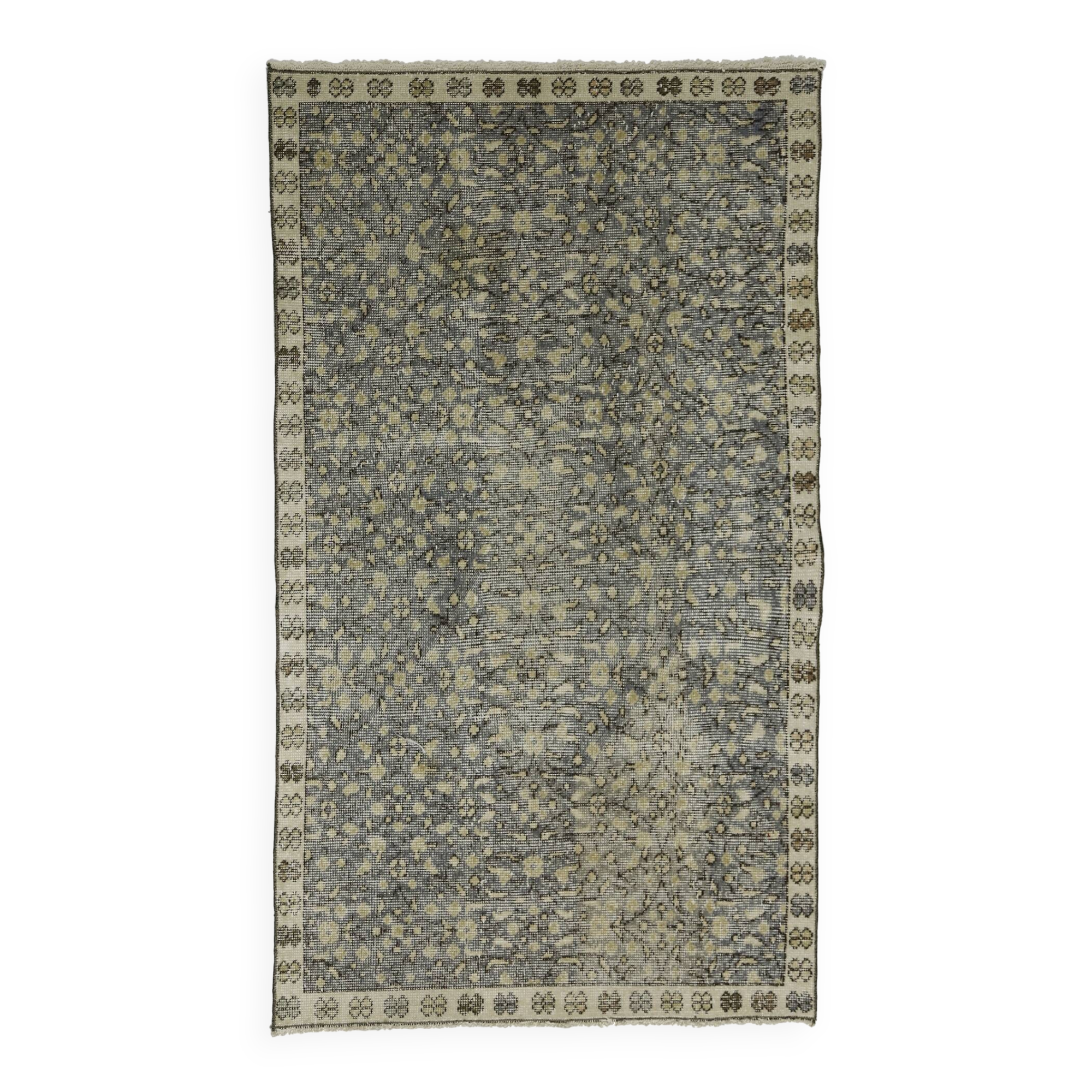 Turkish Anatolian Handmade Vintage Area Rug 292 cm x 196 cm