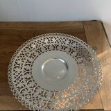 Silver-plated cake dish