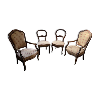 Fauteuils et chaises style Louis-Philippe