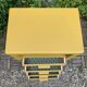 Chiffonnier art déco ocre jaune