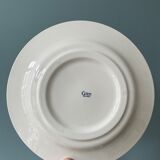 Two antique plates in Gien porcelain France