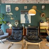 Pair of large Siesta armchairs, Ingmar Relling, perfect condition