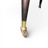 1950s/60s bar cabinet, upholstered interior & lighting