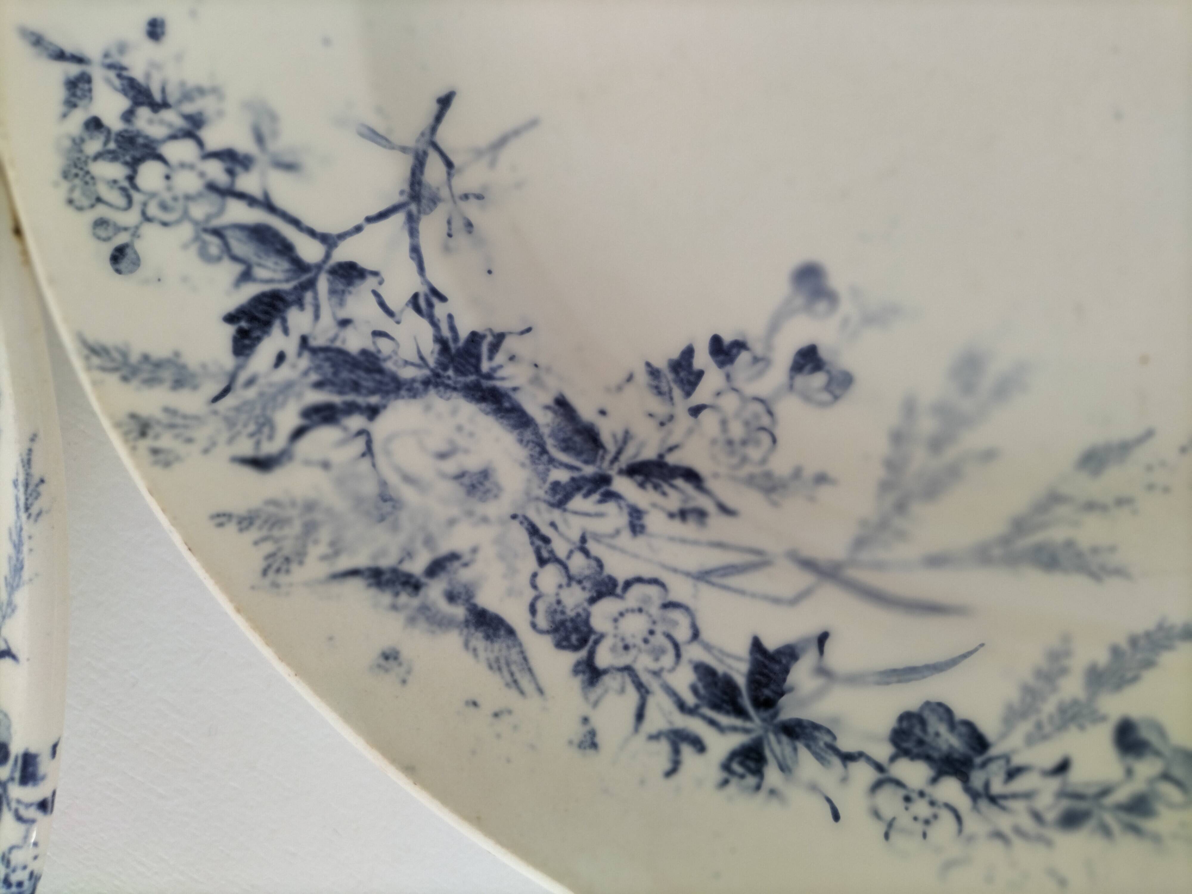 Creil Montereau Plates Linotte Model