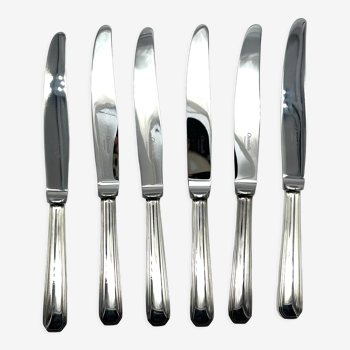 6 Christofle America table knives like new