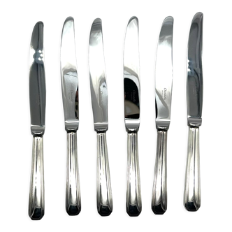 6 Christofle America table knives like new