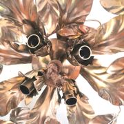 Floral metal ceiling lamp design MM Lampadari 70s