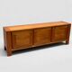 Enfilade in solid oak – Atelier Chauvin – 1960s/70s