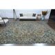 1970s Vintage Persian Handmade Wool Cotton Light Brown Area Rug 308x370