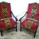 Old Louis XIII armchairs