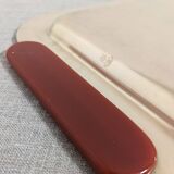 PM Italy brass and bakelite trays and bowl, 1960s-70s