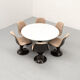 Ensemble de salle à manger Orbit Herman Miller des années 1970
