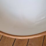 Acrylic half-globe "up and down" pendant light, Scandinavian design from the 1970s