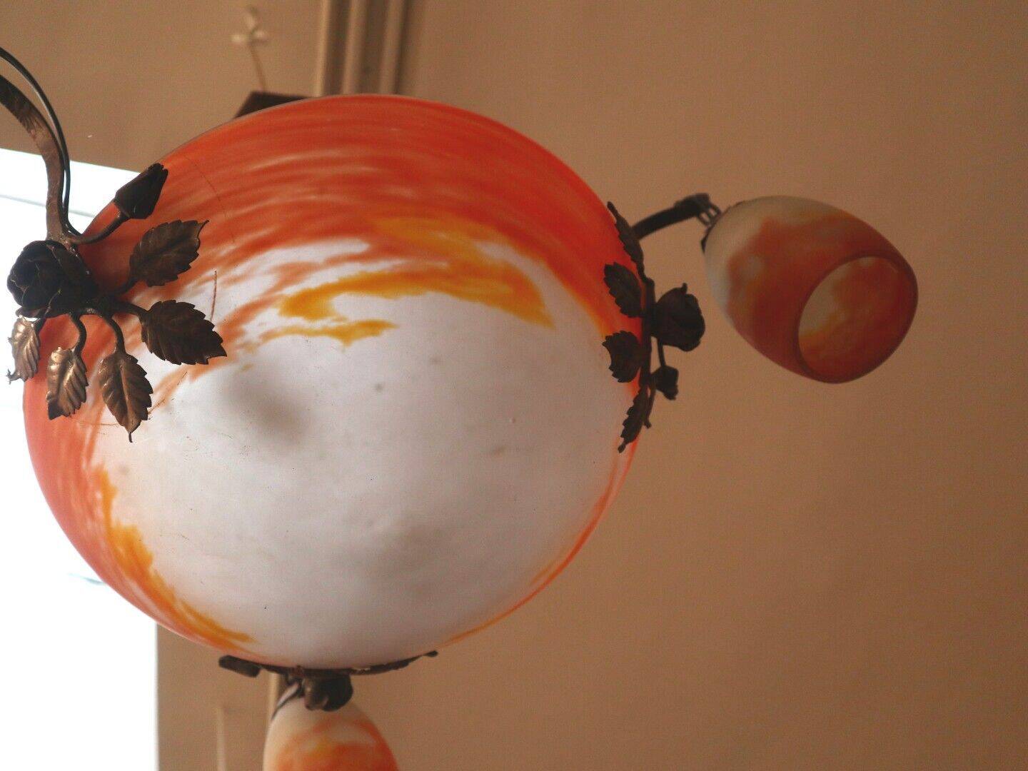 Suspension Croismare à 4 feux de lumière