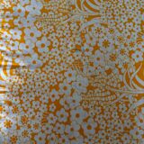 Set of two seventies Descamps Tergal bolster cases