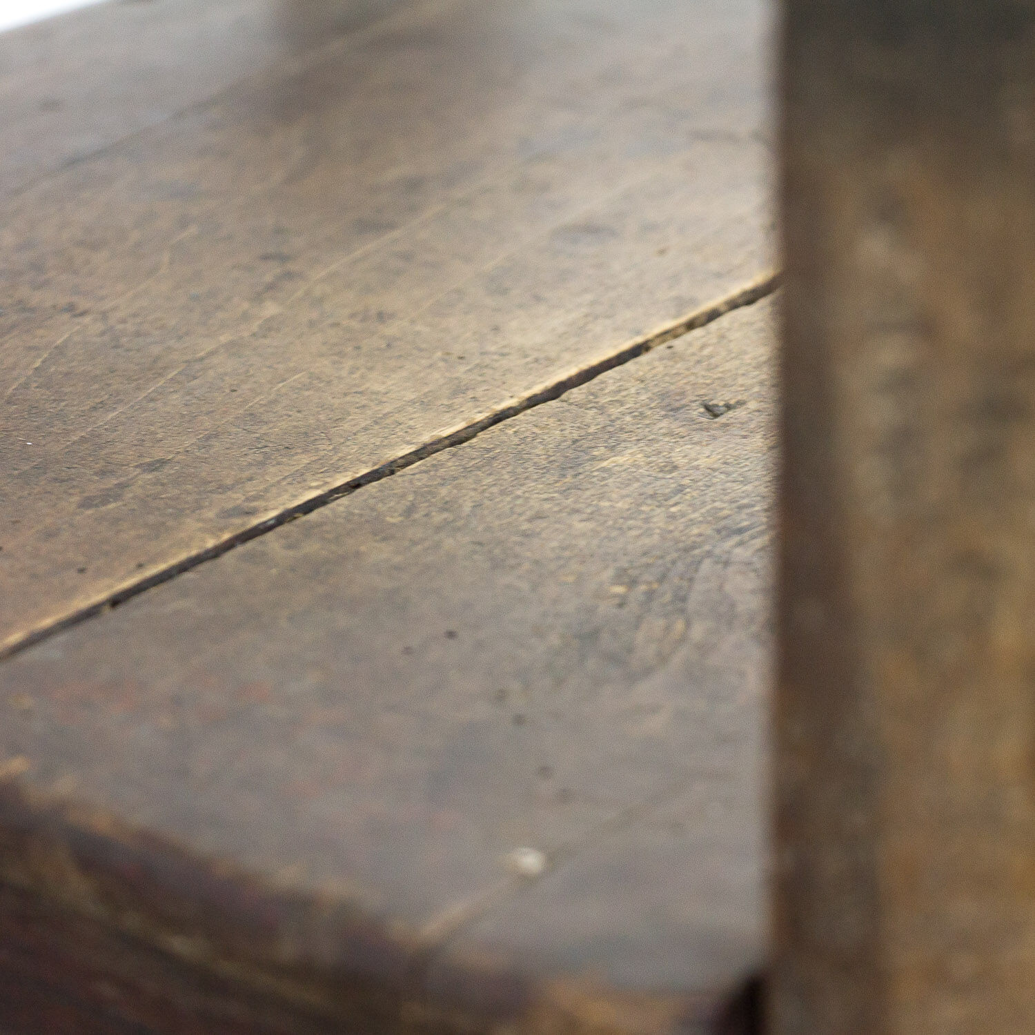 Antique oak armchair