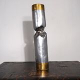 Marshall Disenos sculpture Brutalist Candleholder by David Marshall, 1980