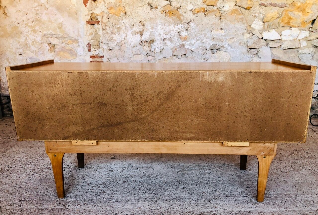 Teak bass row, Scandinavian style circa 60