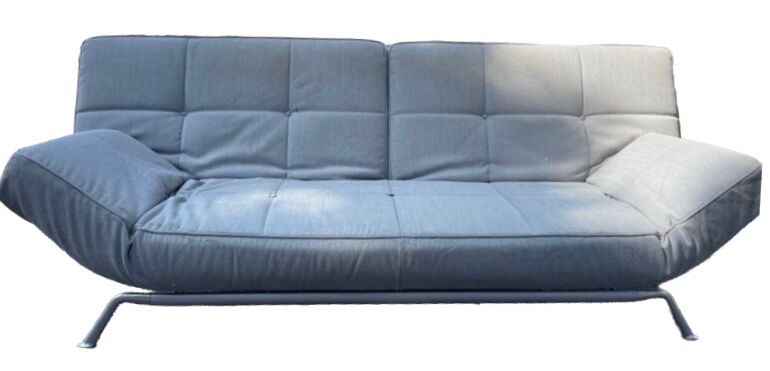 Ligne Roset family sofa, quilted bench
