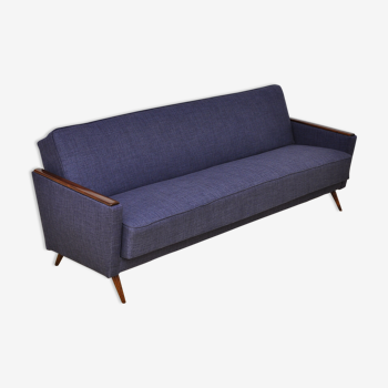 Daybed 3 seat sofa with fold-out function, 1960s