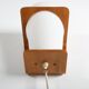Wall Lamp in Curved Teak Plywood by Louis Kalff for Philips, 1959
