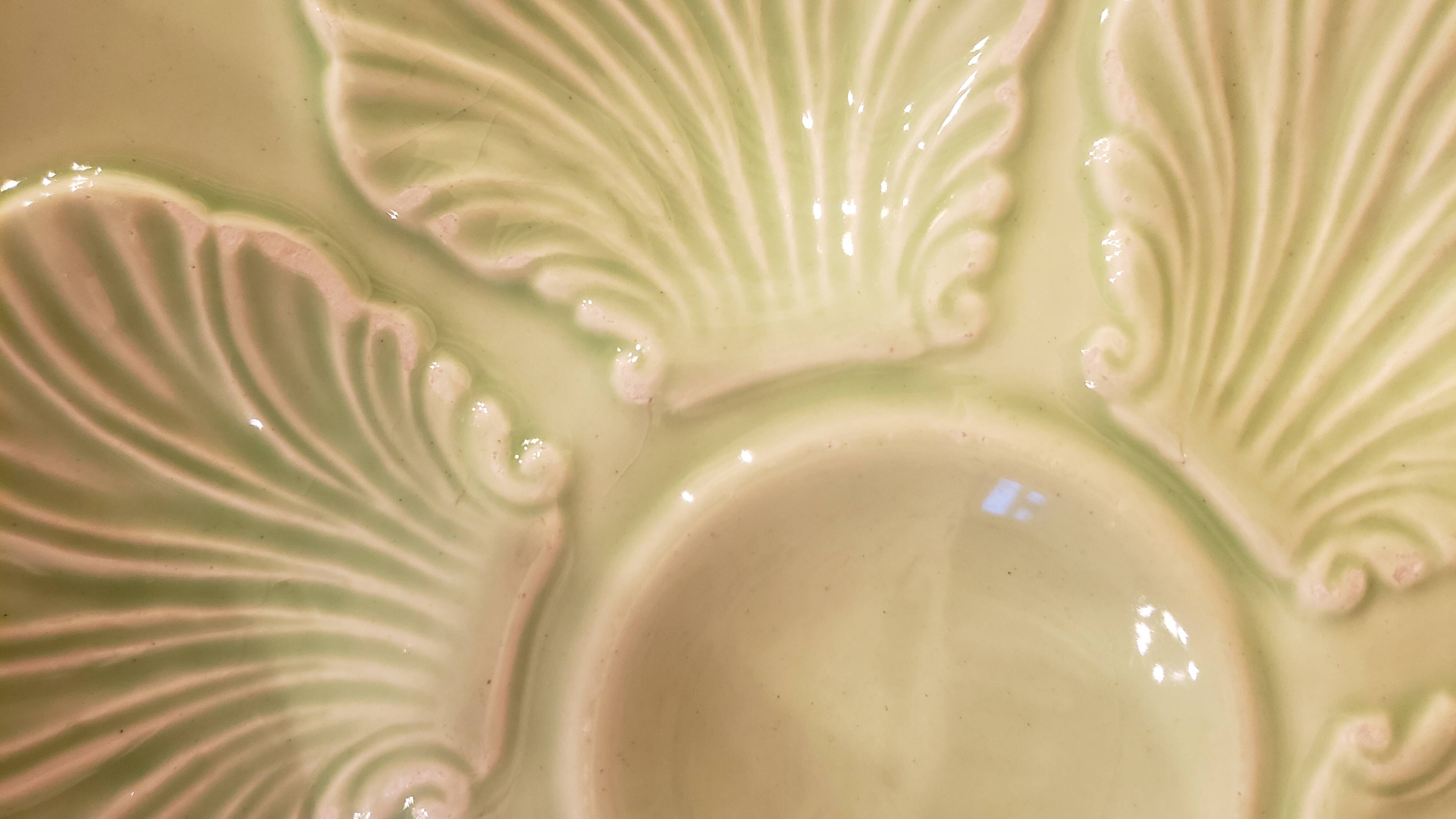 2 Proceram oyster plates from the 50s-60s