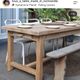 N052 renovated farmhouse table