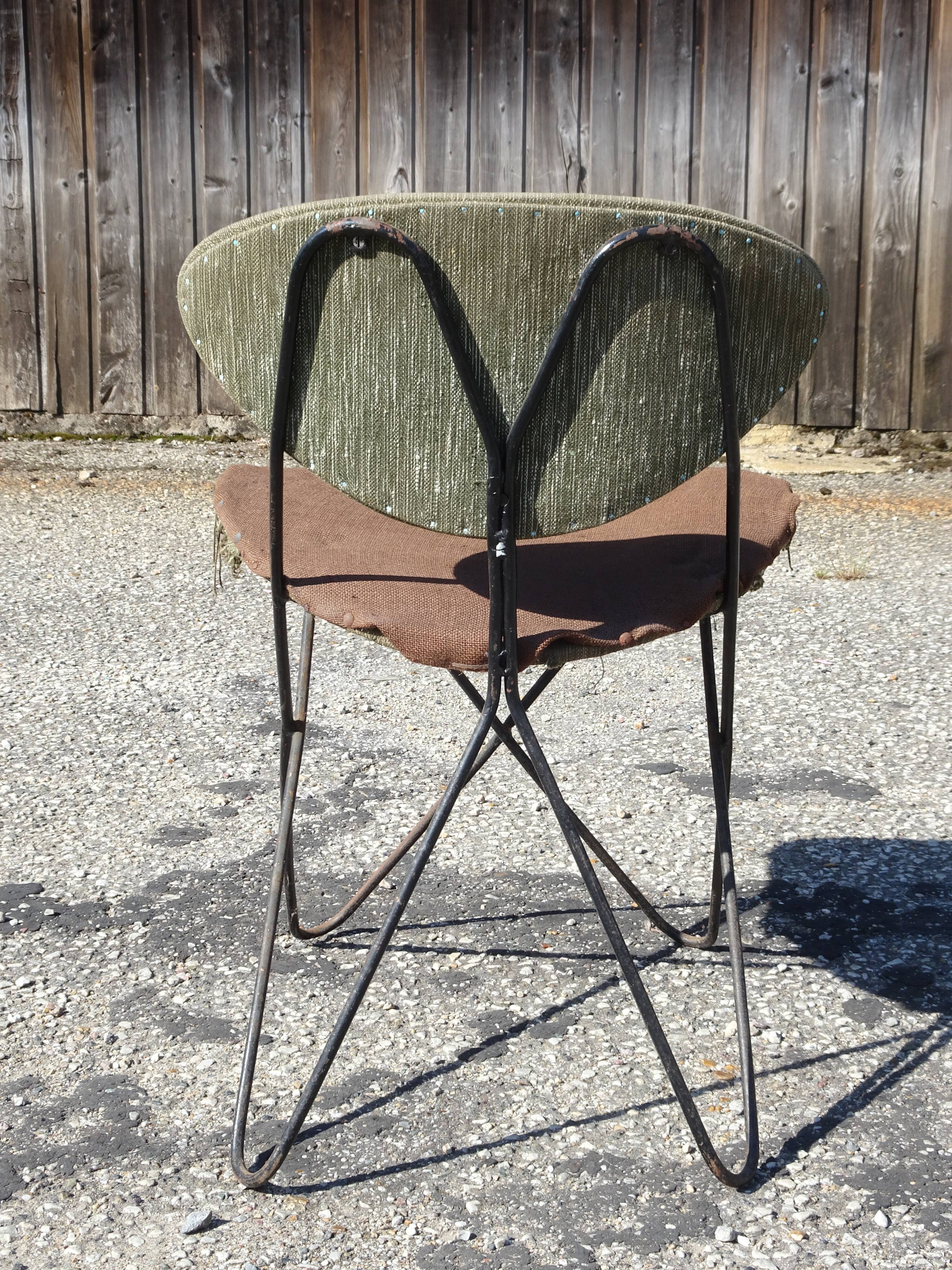 Chair by Raoul Guys, model Anthony, Airborne edition, around 1954.