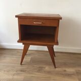 Vintage compass feet nightstand