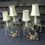 Paire de lampes de chevet Louis XIV d'époque française style Marie-Thérèse