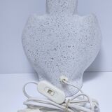 80s design ceramic owl lamp
