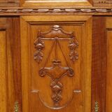 Art Deco buffet in walnut and marble