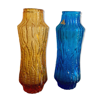 Paire de vases vintage, années 1970