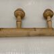 old Bamboo style wall coat rack
