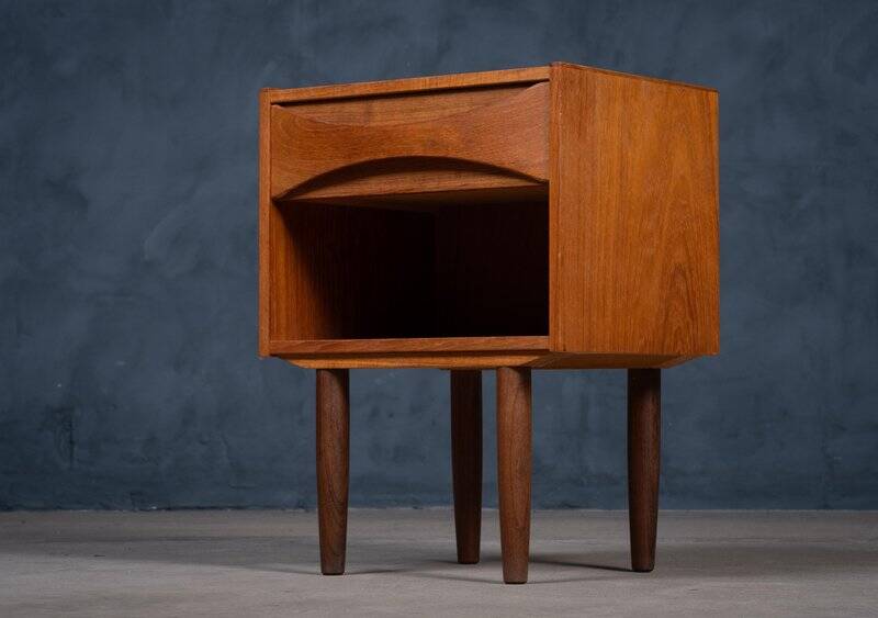 Teak Bedside by Niels Clausen, 1960s