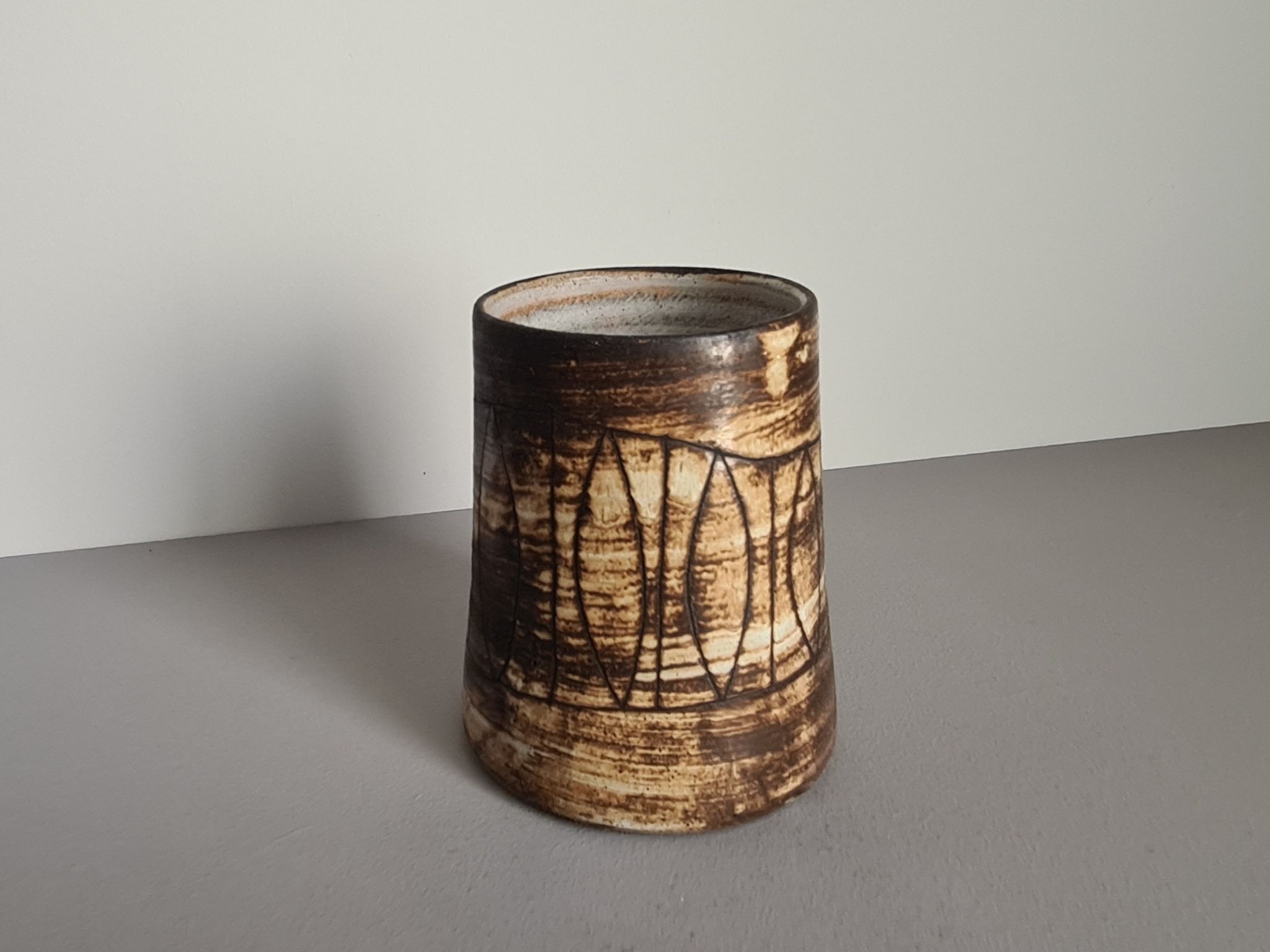 Ceramic Vase by Jacques Pouchain for Atelier Dieulefit, 1960s / Mid-Century / collection/ French ceramics
