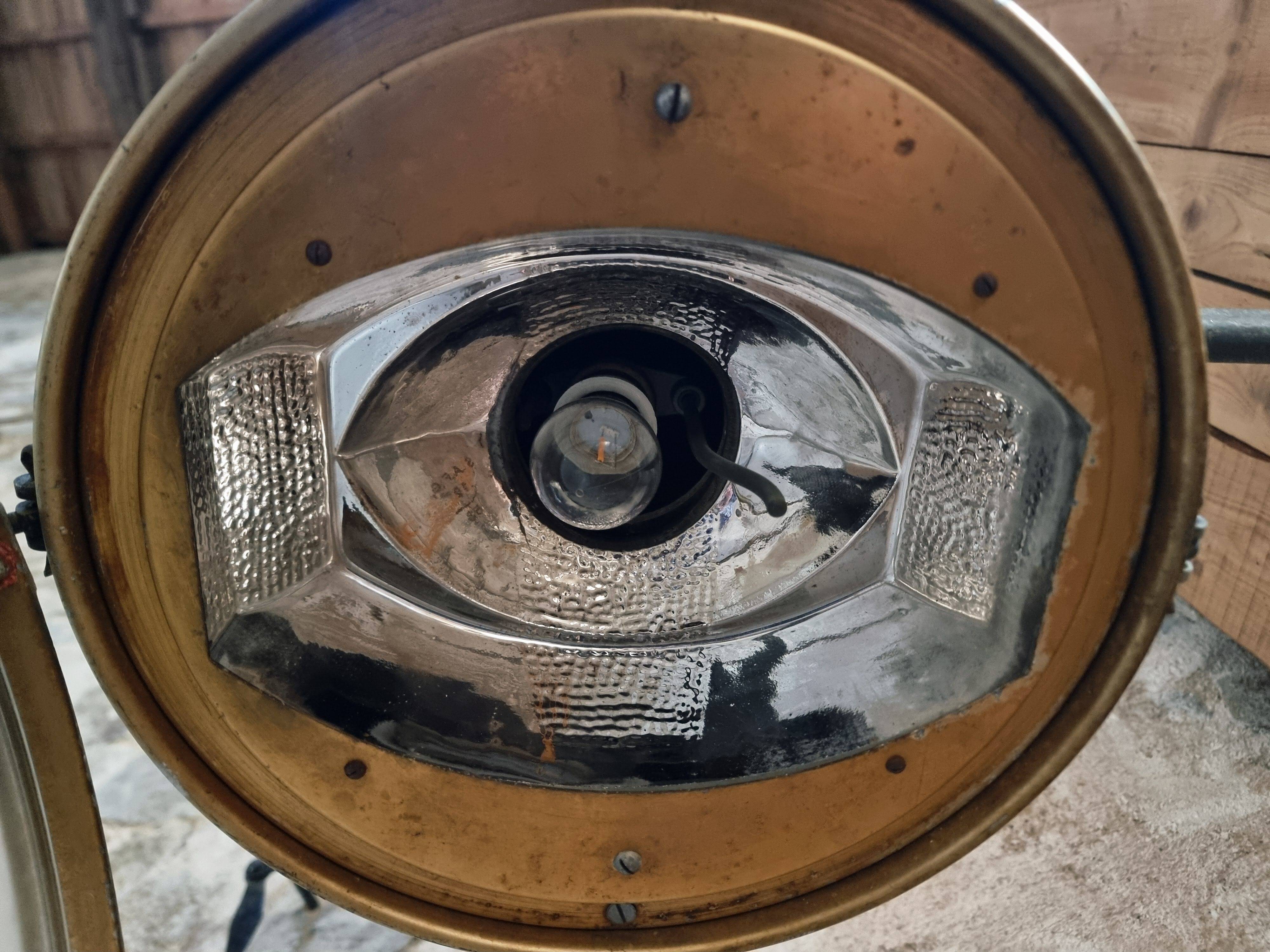 Applique murale vintage de lampadaire – lampe murale industrielle, bras réglable années 1950