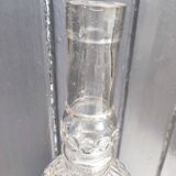 Ancienne bouteille en verre soufflé, 19è