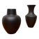 Vintage German vase in ceramic Wormser Terra-Sigillata, set of 2