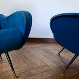 Pair of Italian armchairs