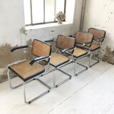 Set 4 chairs S64 by Marcel Breuer for Thonet