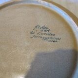 Large oval stoneware dish from Sarreguemines in very good condition