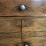 Art deco sideboard in walnut veneer