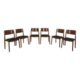 Chaises de Salle à Manger Mid-Century, Danemark, 1960s, Set de 6