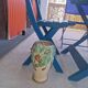Antique Burmantofts Faience vase – England – relief floral decoration