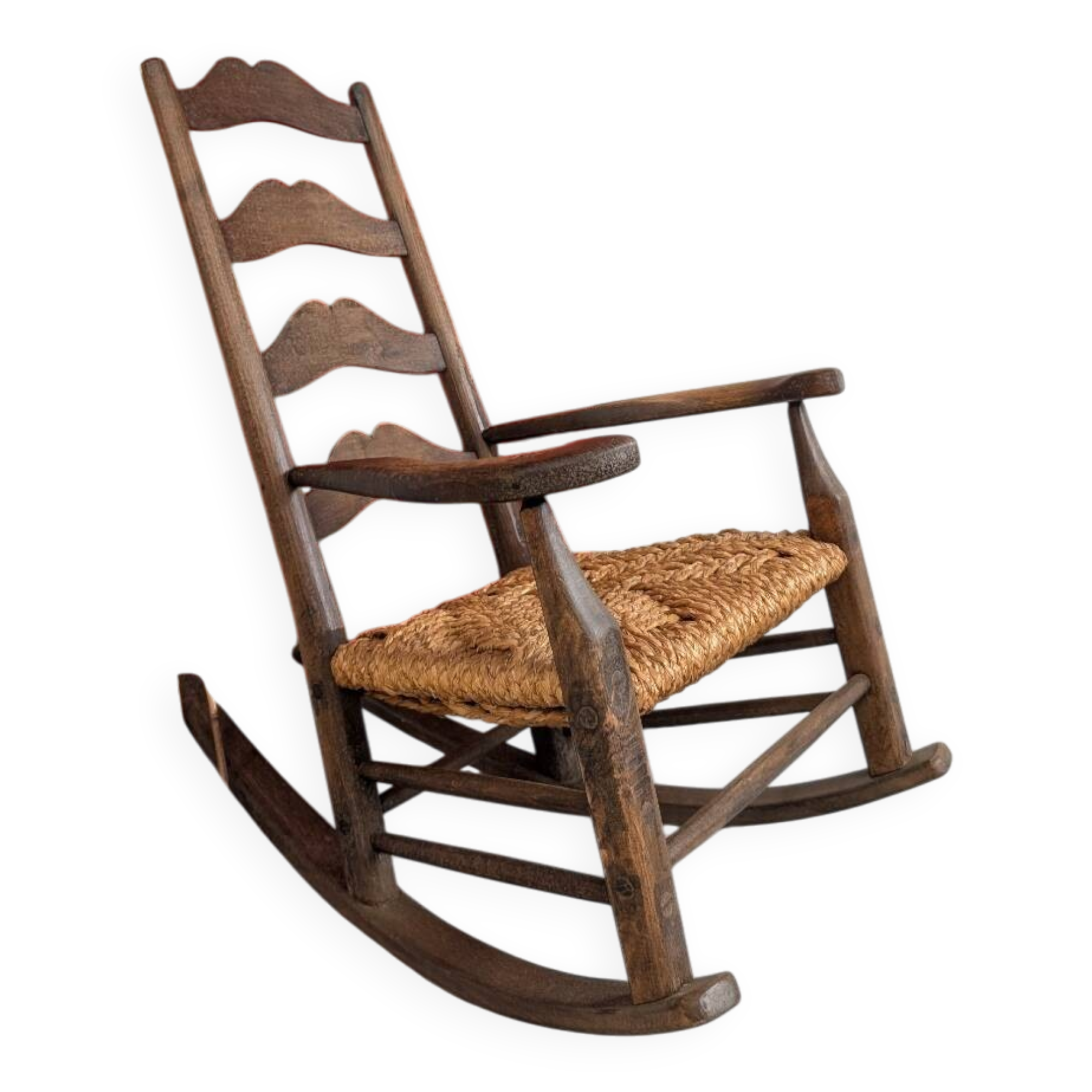 Vintage oak rocking chair