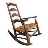 Vintage oak rocking chair